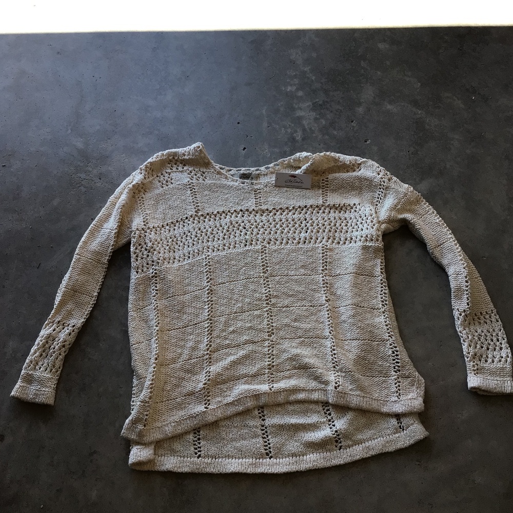 Women’s large cream colored sweater